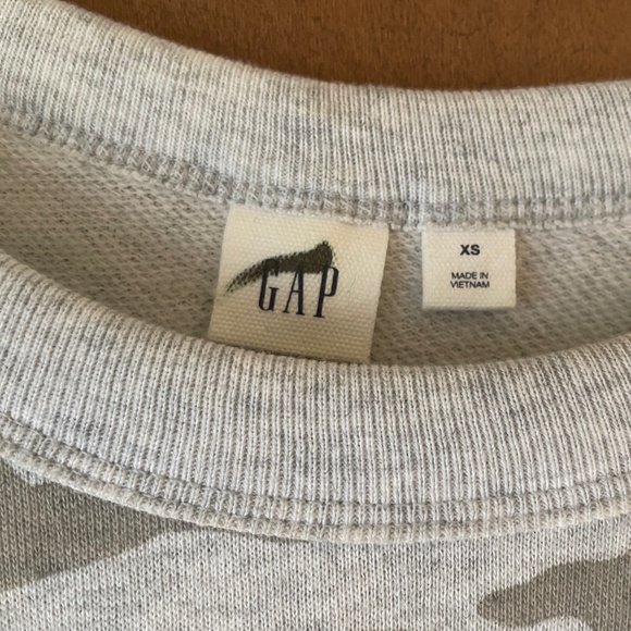 GAP Camo Sweatshirt Dress XS :: CUTE and COMFY!!! - Picture 5 of 9